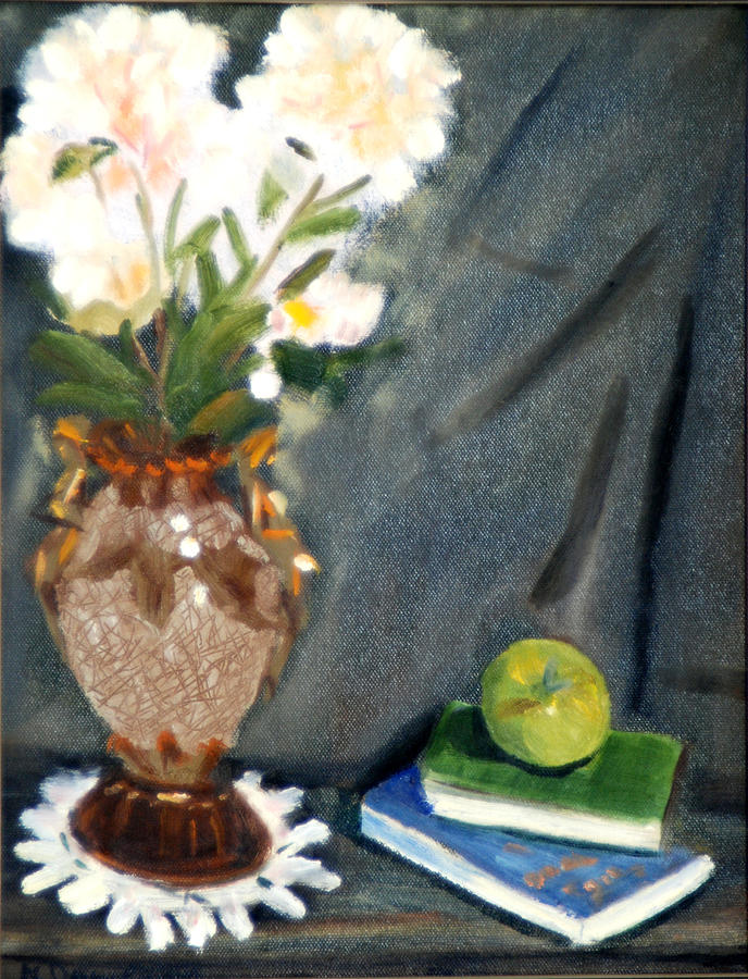 Antique Vase and Flower Painting by Michael Daniels