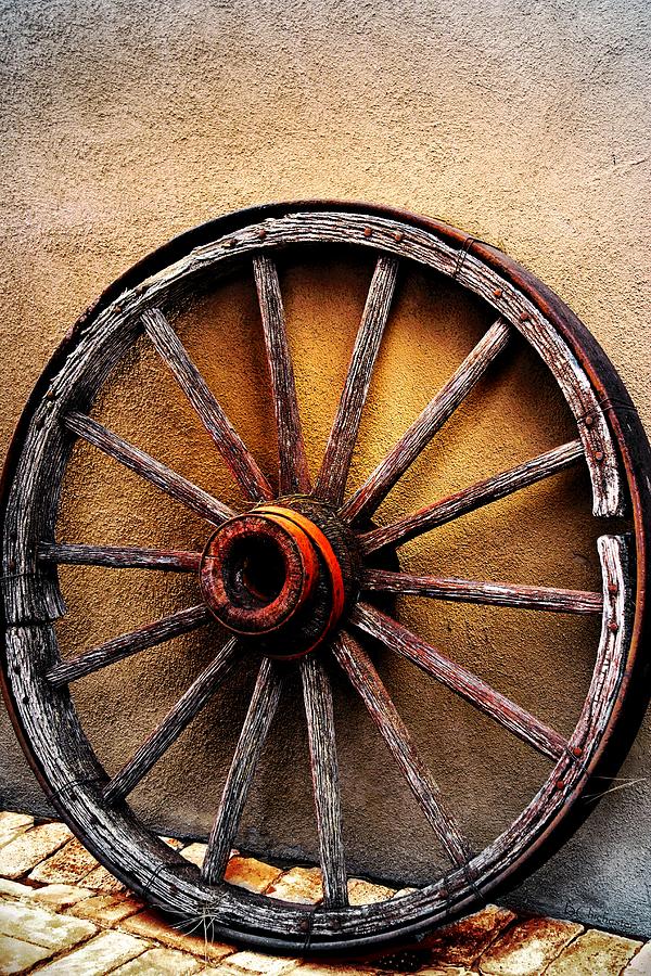  Wagon Wheel Photograph by Barbara Chichester