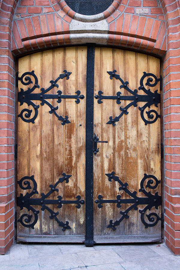 Architecture Photograph - Antique Wooden Door by Artur Bogacki