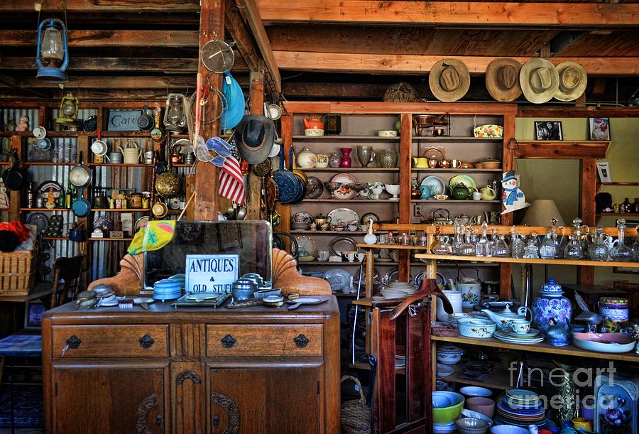 Antiques and Old Stuff Photograph by Norma Warden