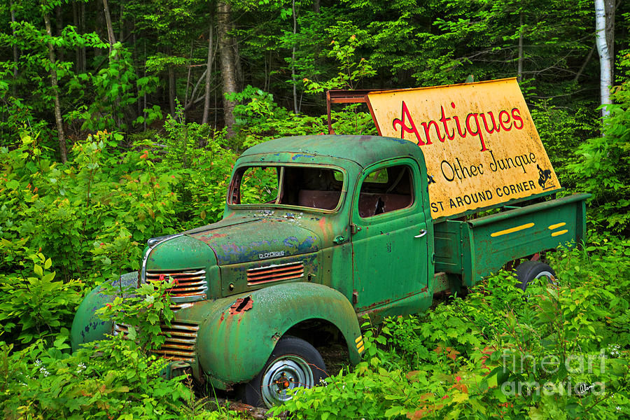 Antiques Just Around the Corner Photograph by Alana Ranney