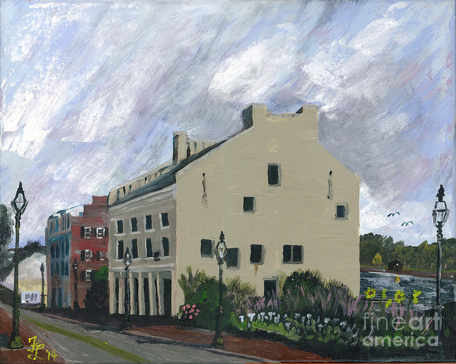 Antiques on Market Street Painting by Francois Lamothe Antiques on Market Street Painting by Francois Lamothe