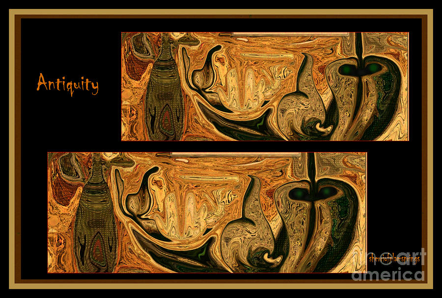 Cobra Painting - Antiquity by Sherris - Of Palm Springs