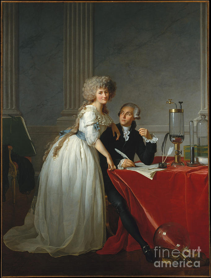 Antoine-laurent Lavoisier And Wife, 1788 Photograph by Metropolitan Museum of Art