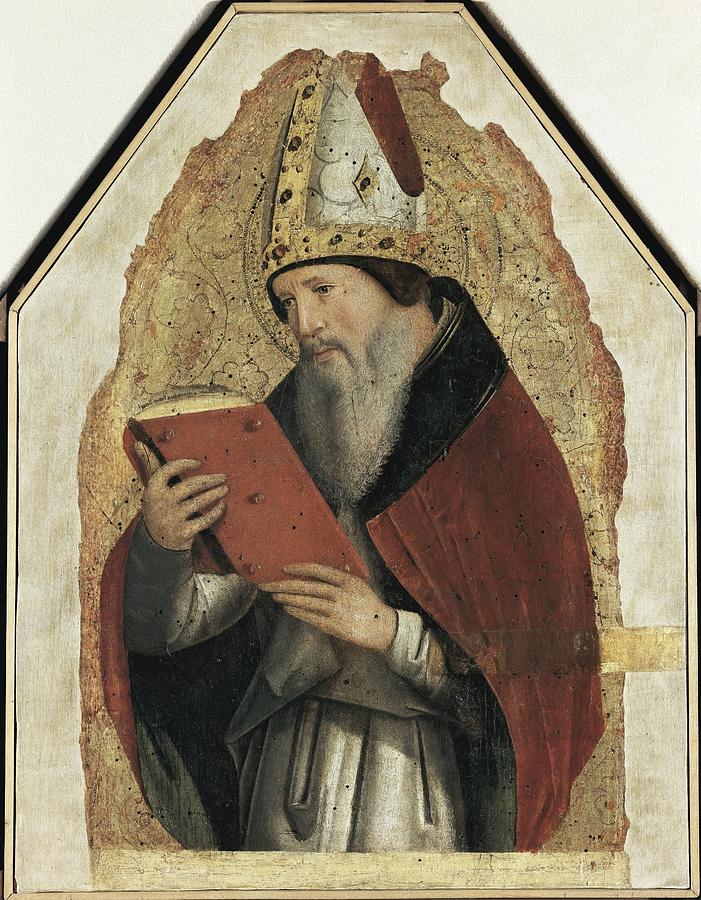 Antonello Da Messina. Saint Augustin Photograph by Everett