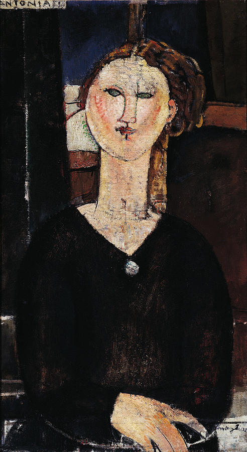 Amedeo Modigliani Painting - Antonia by Celestial Images