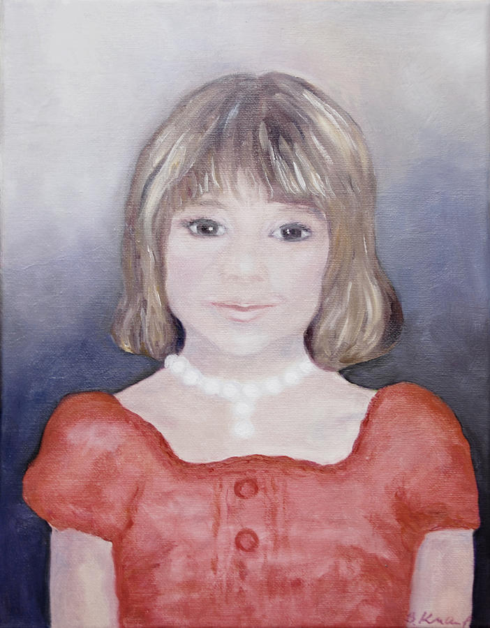 Antonia portrait Painting by Barbara Anna Knauf
