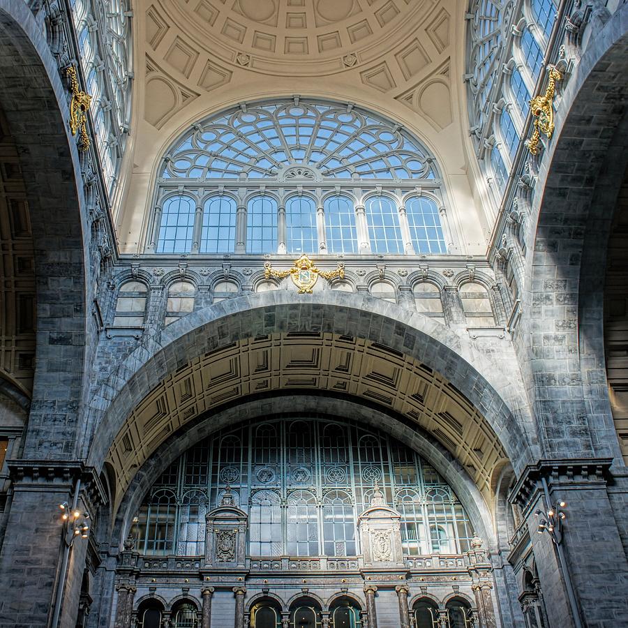 Antwerp Central Station Photograph by Jenny Hudson