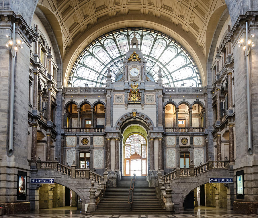 Antwerp Central Station Photograph by Paul Indigo