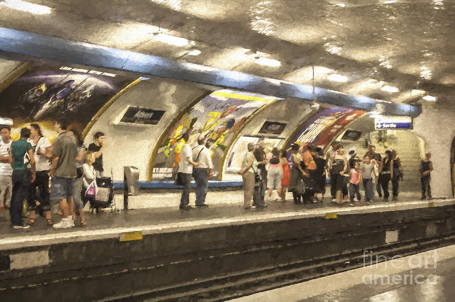 Anvers Metro station in Paris Photograph by Sheila Smart Fine Art Photography
