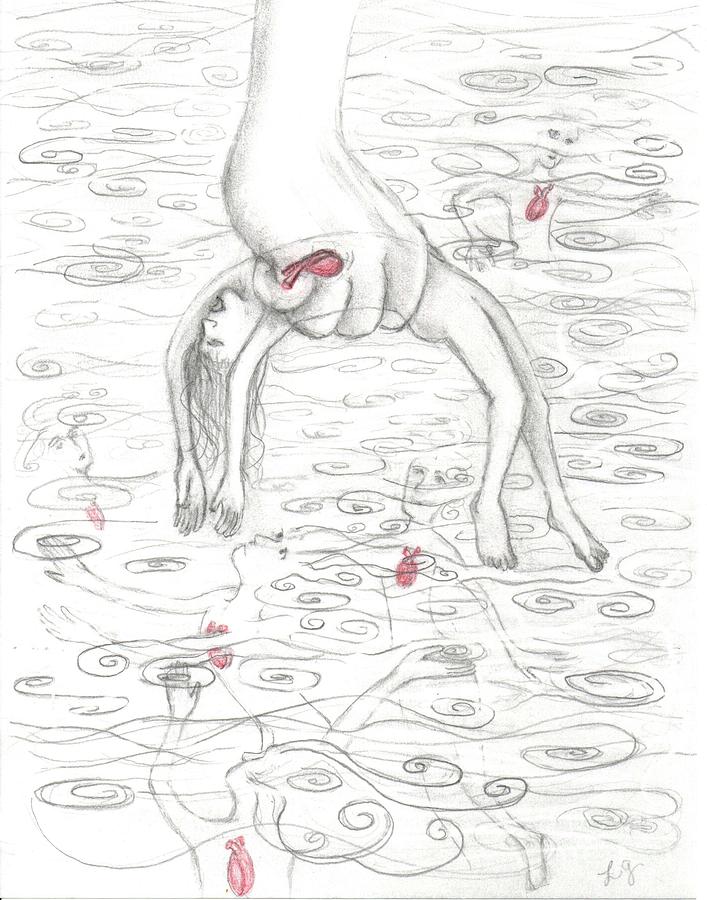 Anxiety Drawing Original Drawing by Leandria Goodman