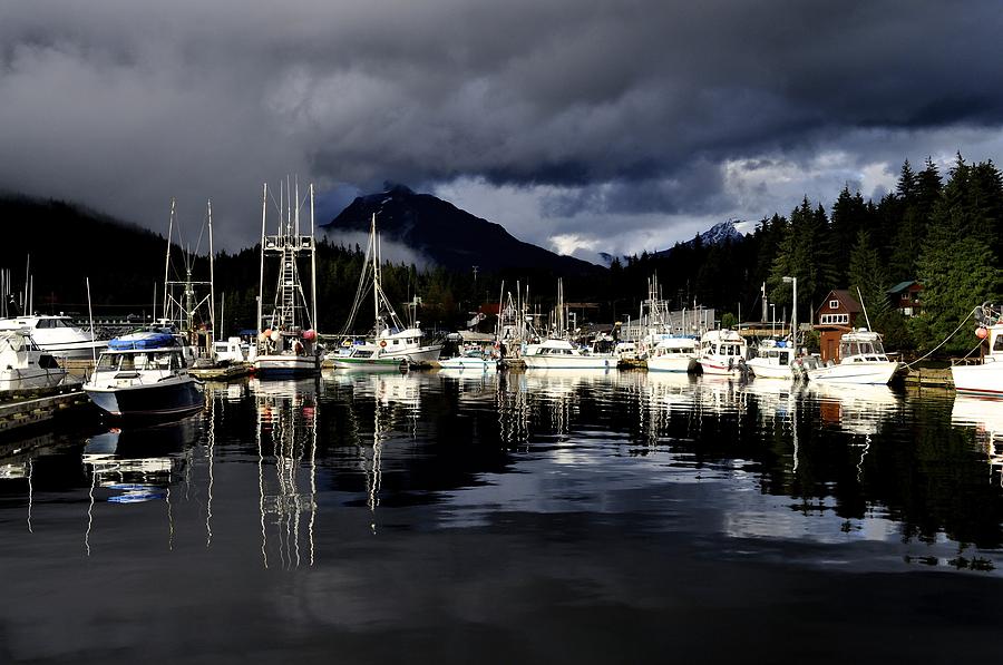 Boat Photograph - Any Port in a Storm by Cathy Mahnke