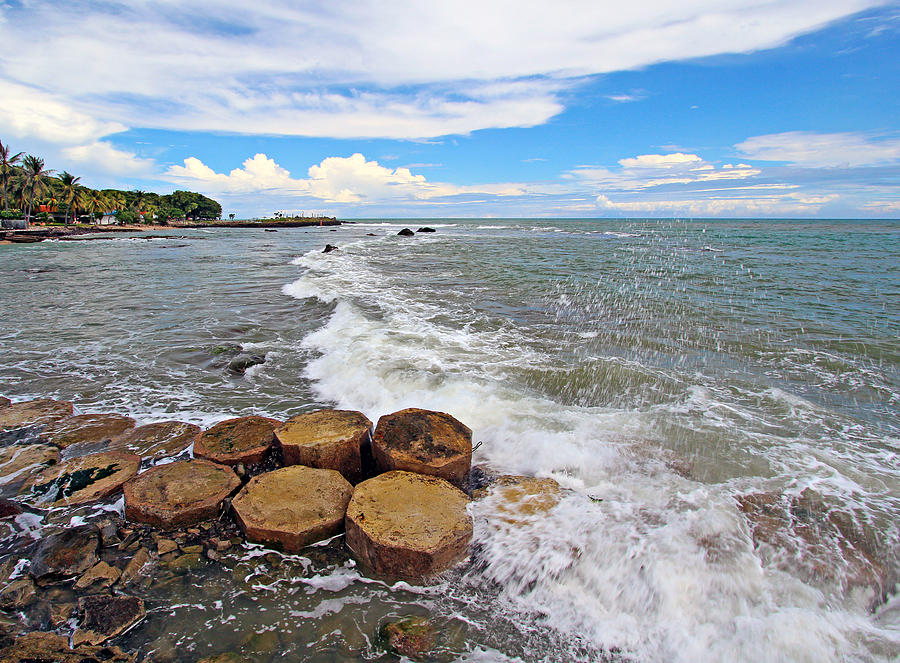 Nature Photograph - Anyer coastline by Paul Fell