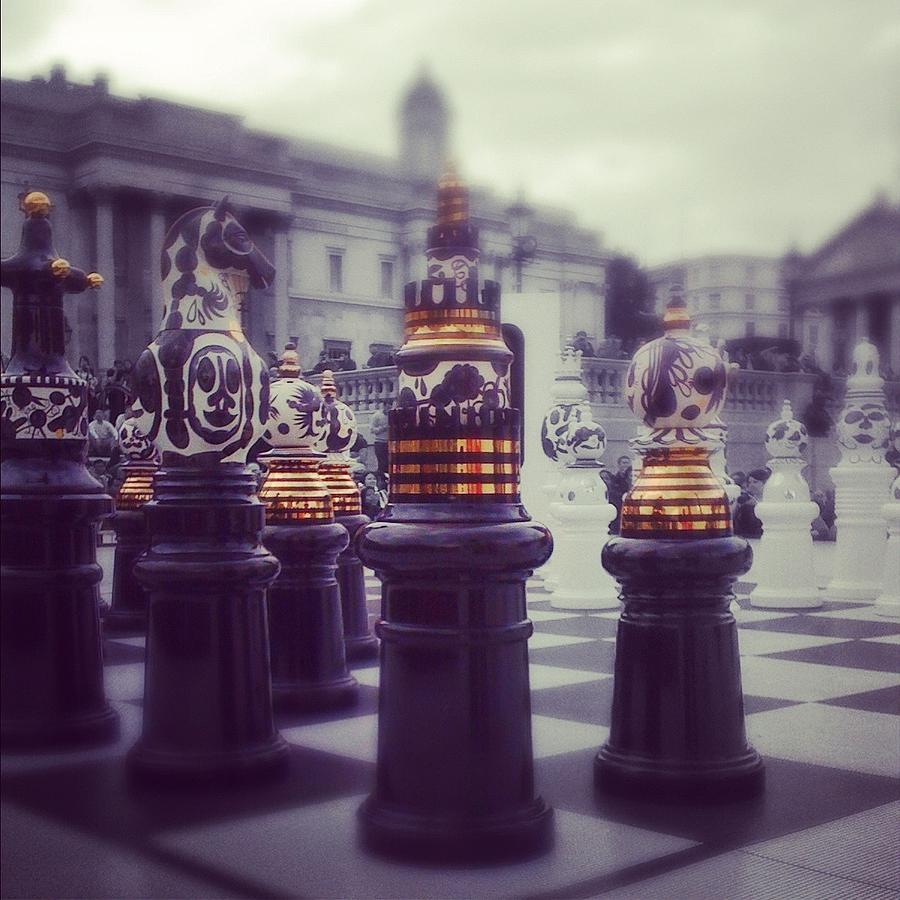 Chess Photograph - Anyone for Chess? by Ben Leacock
