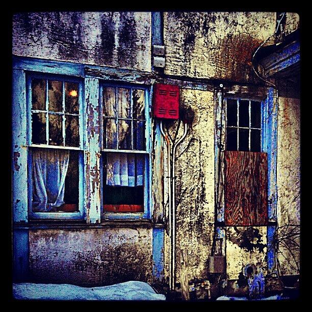 Urban Photograph - Anyone Home Today! #windows #vacancy by Visions Photography by LisaMarie