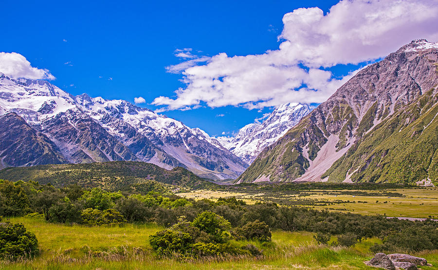 Aoraki/Mount Cook National Park Photograph by Nina Lin