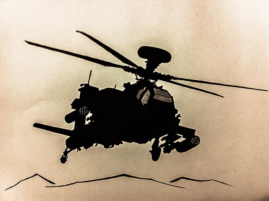 Apache Drawing by Ankit Rukhaiyar Fine Art America