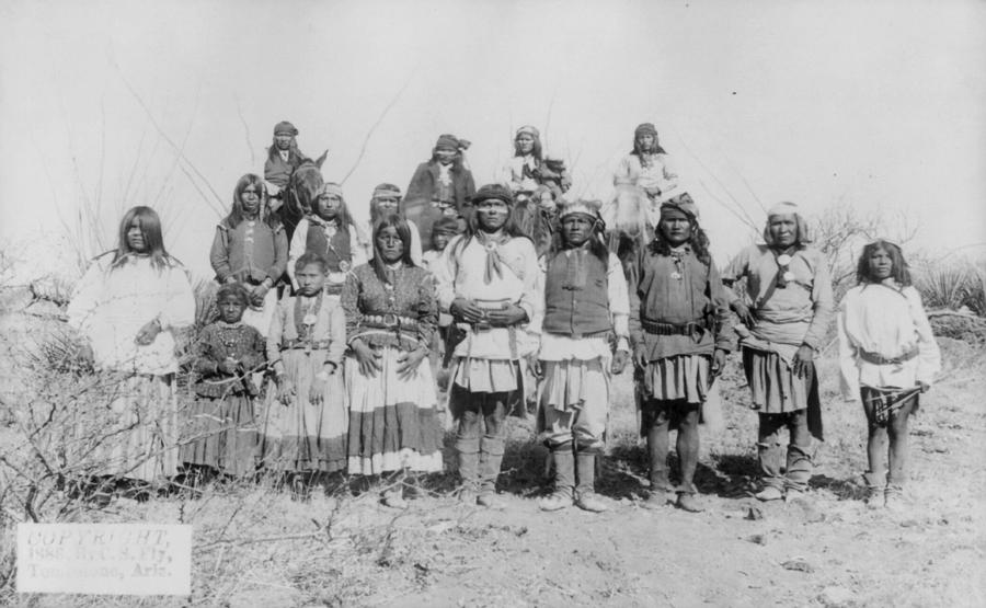 Apache Camp, 1886 Photograph by Granger