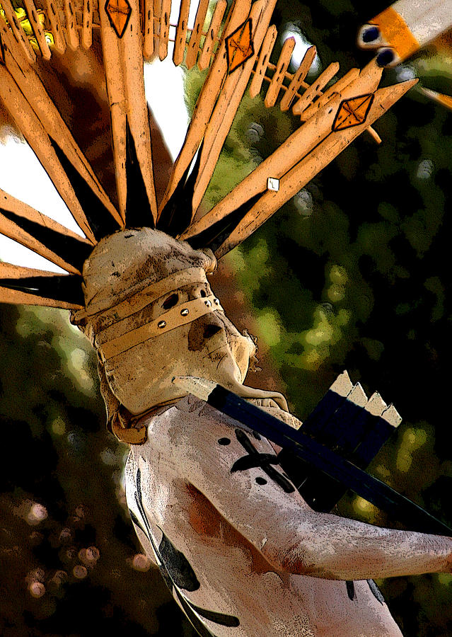 Pow Wow Photograph - Apache Dancer by Joe Kozlowski