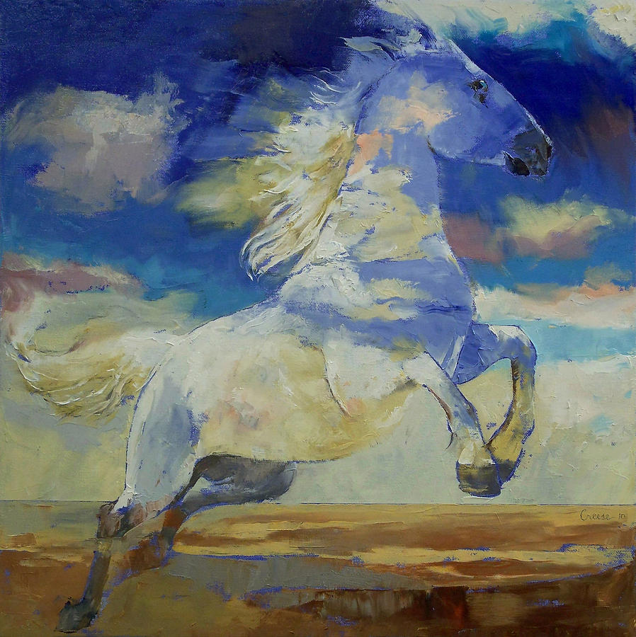 Apache Dreaming Painting by Michael Creese