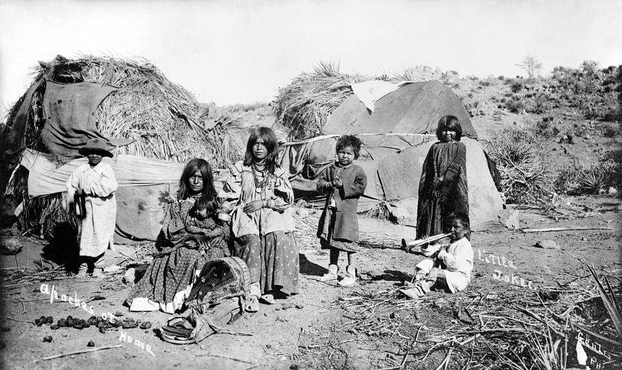 Apache Group, C1909 Photograph by Granger
