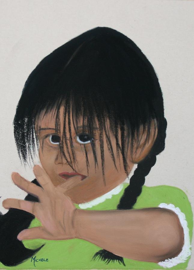 Apache Innocence Pastel by Michele Turney