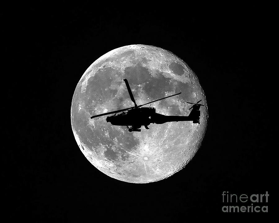 Apache Moon Photograph