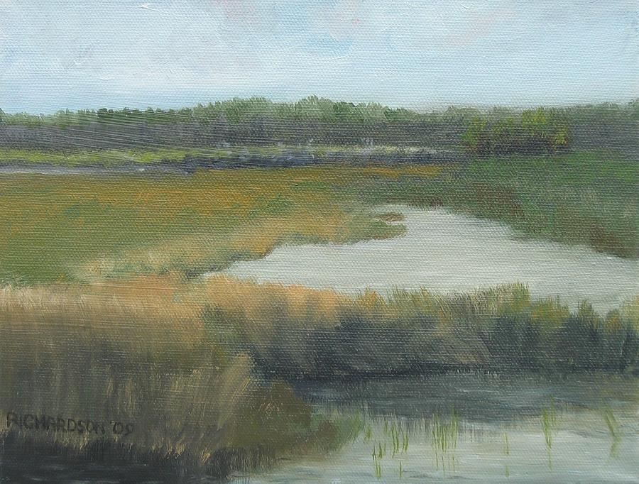 Apalachicola River Marsh Painting by Susan Richardson