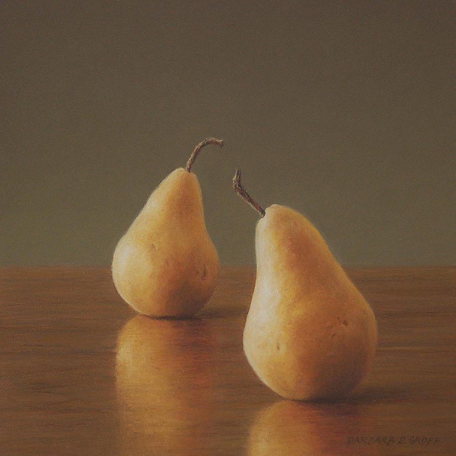 Pear Painting - Apart by Barbara Groff
