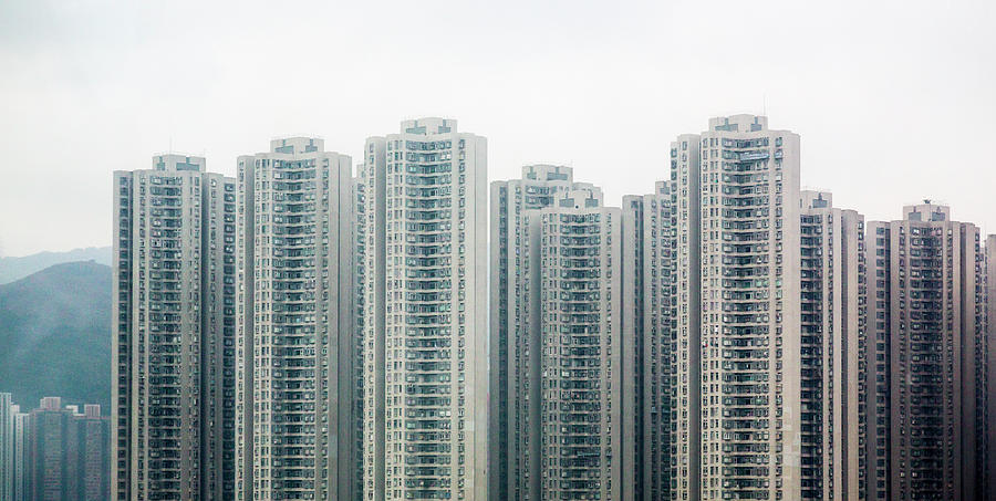 Apartment Blocks In Hong Kong Photograph by Matt Mawson