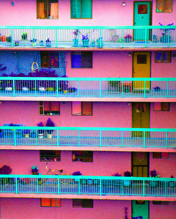 Apartments Photograph by Laurie Tsemak