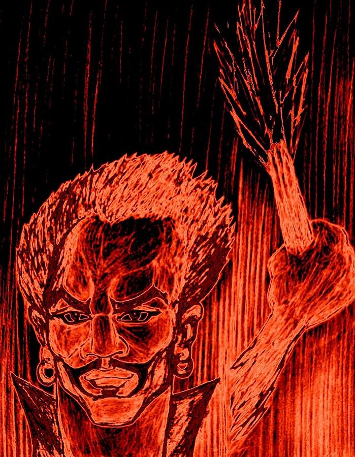 Apocalypse Drawing - Apocalypse Angel Or Fire Angel by Cindy MILLET Apocalypse Drawing - Apocalypse Angel Or Fire Angel by Cindy MILLET