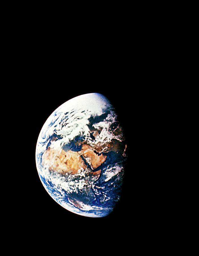 Apollo 10 Image Of The Earth Photograph by Nasa/science Photo Library ...