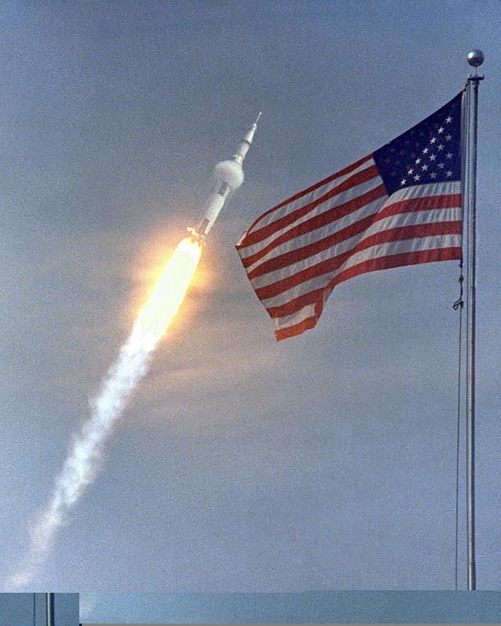 Apollo 11 launch, 16 July 1969 Photograph by Science Photo Library