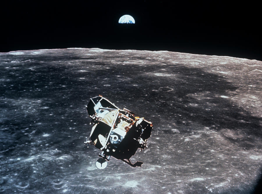 Apollo 11 Photo Of Lunar Module Ascent Stage Photograph by Nasa/science Photo Library