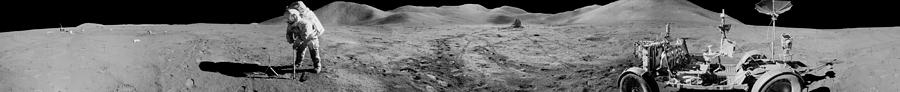 Apollo 15 Moon surface Photograph by Celestial Images