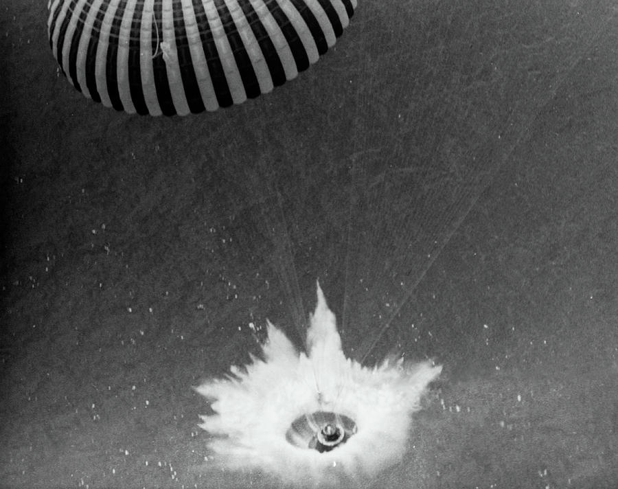 Apollo 15 Splashdown Photograph by Nasa/science Photo Library