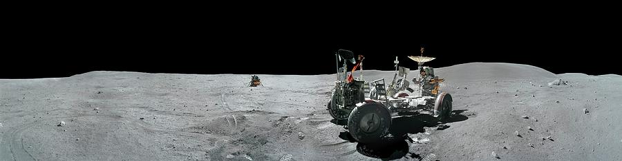 Apollo 16 Exploration Of The Moon Photograph by Carlos Clarivan