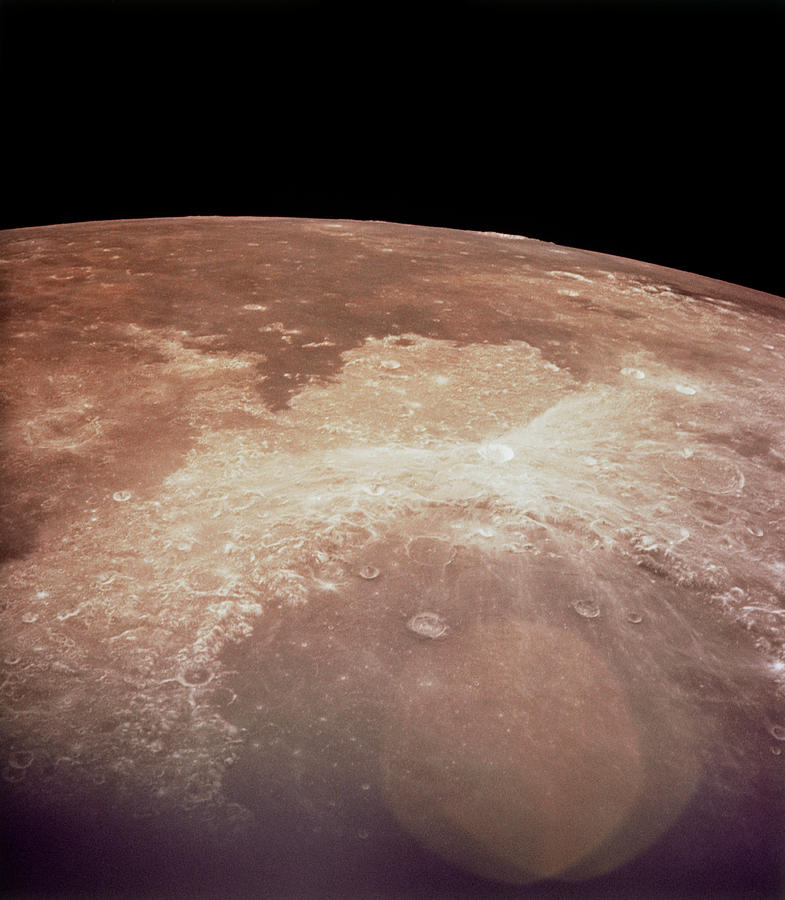 Mare Crisium Photograph - Apollo 16 View Of The Nearside Of The Moon by Nasa/science Photo Library