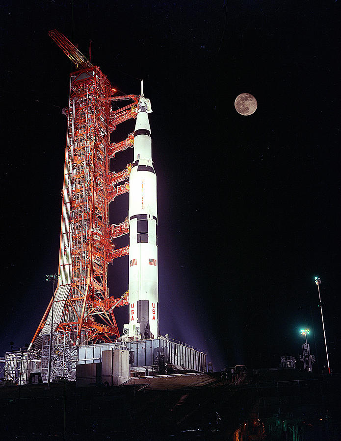 Apollo 17 Saturn V Photograph by Nasa