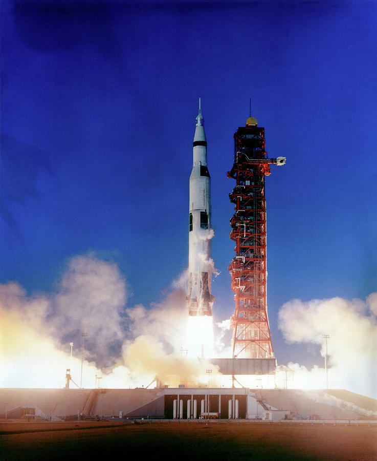 Apollo 8 Launch Photograph by Nasa/science Photo Library