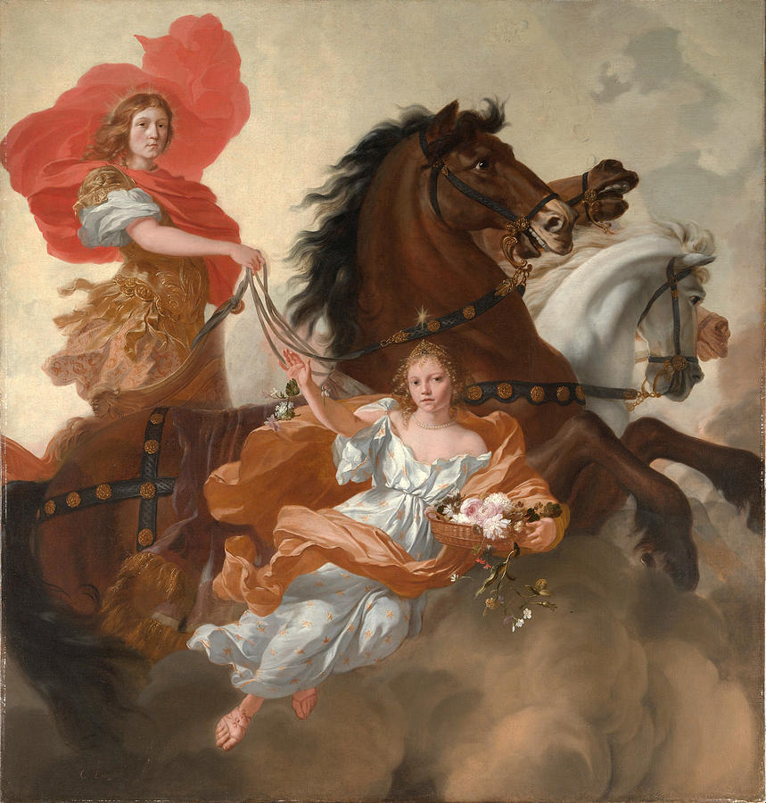 Gerard De Lairesse Painting - Apollo and Aurora by Gerard de Lairesse