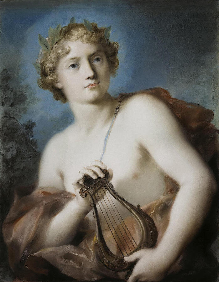 Apollo Painting by Rosalba Carriera