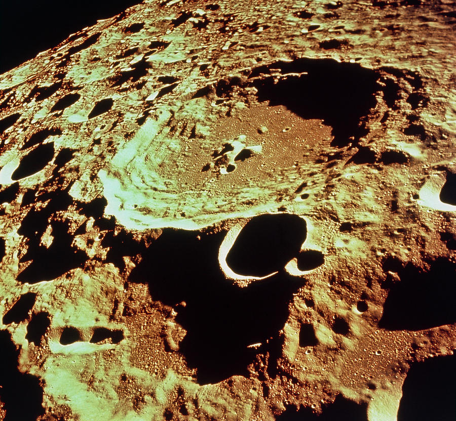 Apolo 11 Oblique View Of The Far Side Of The Moon Photograph by Nasa/science Photo Library