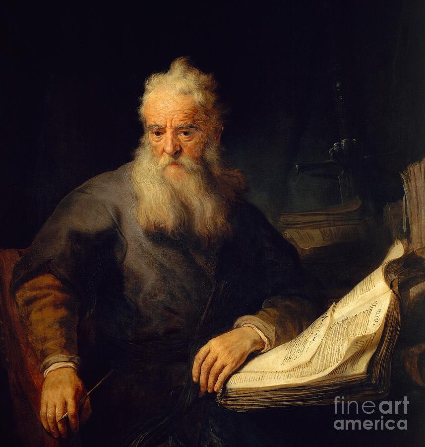 Apostle Paul Painting by Rembrandt