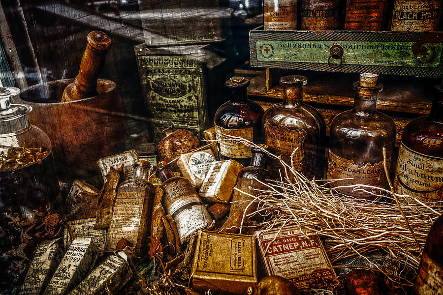 Apothecary Window Display Photograph by Melinda Ledsome