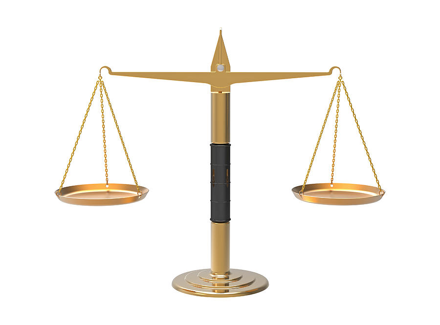 Weighing Scale Scales Of Justice Sticker - Weighing Scale Scales Of Justice  Gold - Discover & Share GIFs