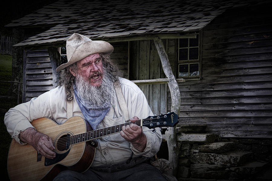 Appalachia Finger Picking Guitar Photograph by Randall Nyhof