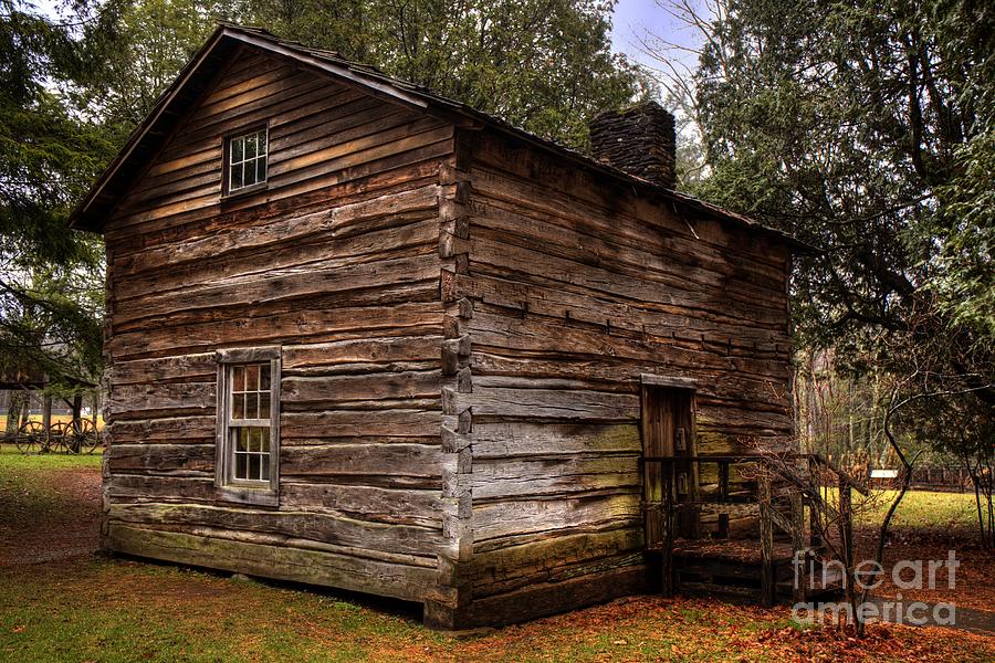 Appalachian Log Cabin Photograph by Robert Loe