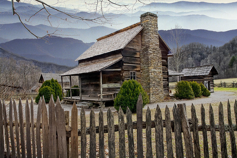 Appalachian Mountain Cabin Photograph by Randall Nyhof